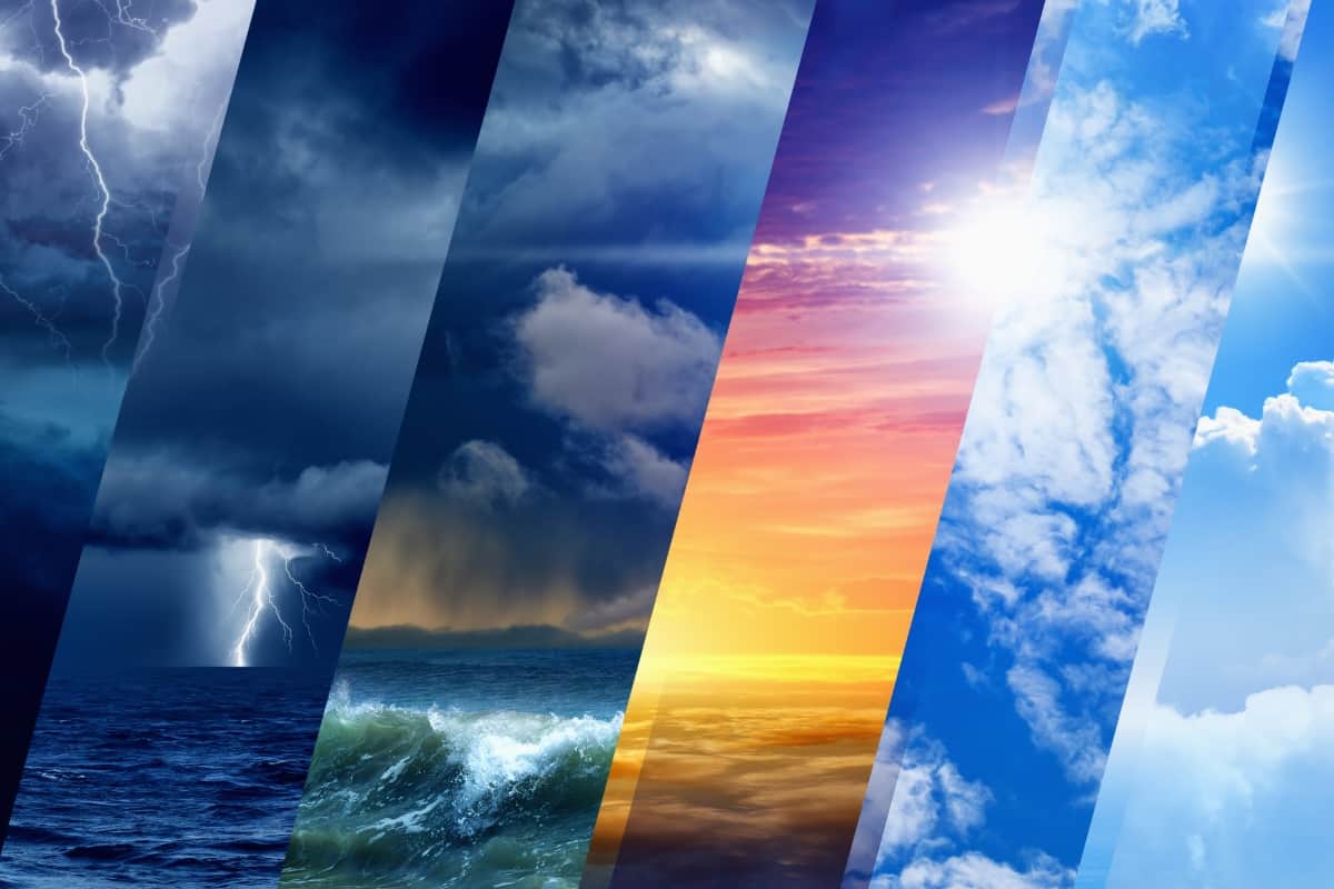 Météo du jour dans le Sud sauvage soleil, chaleur et quelques averses