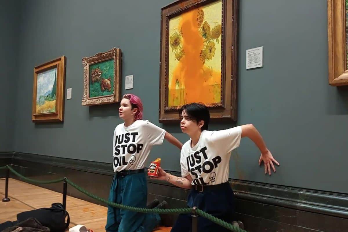 _Condamnation de militantes écologistes pour avoir attaqué les Tournesols de Van Gogh