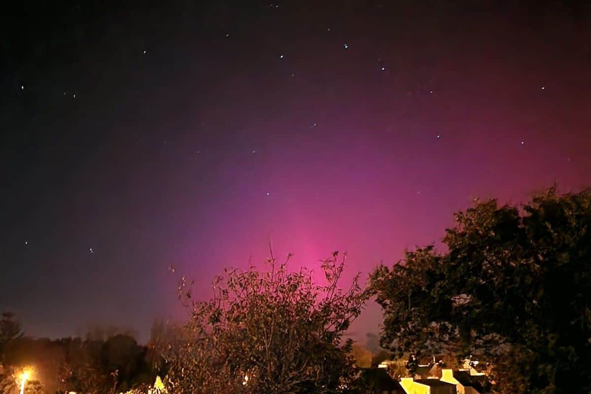 Aurore Australe en cours à La Réunion-2