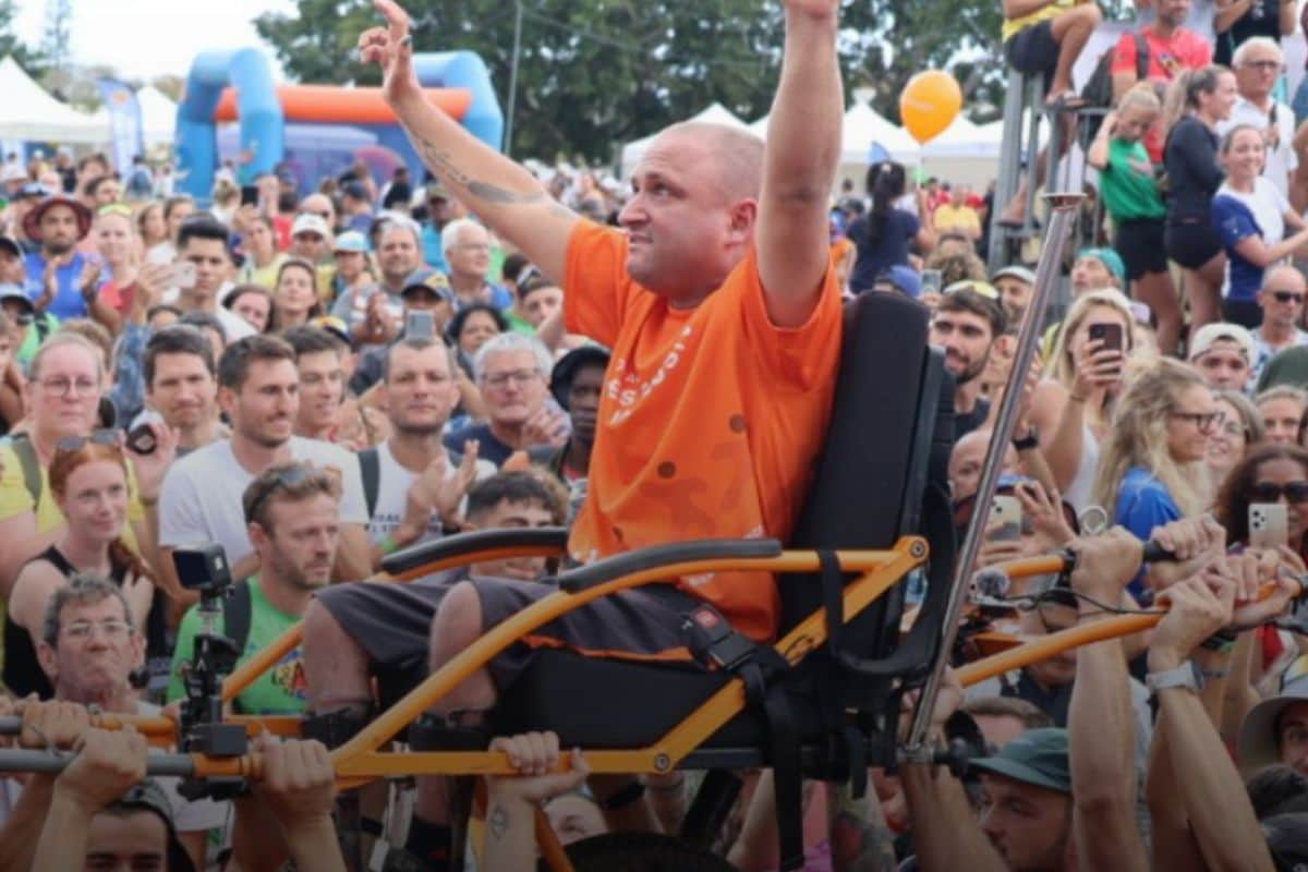 Les Joëlettes sont arrivées, permettant à 8 personnes en situation de handicap de découvrir l'île.