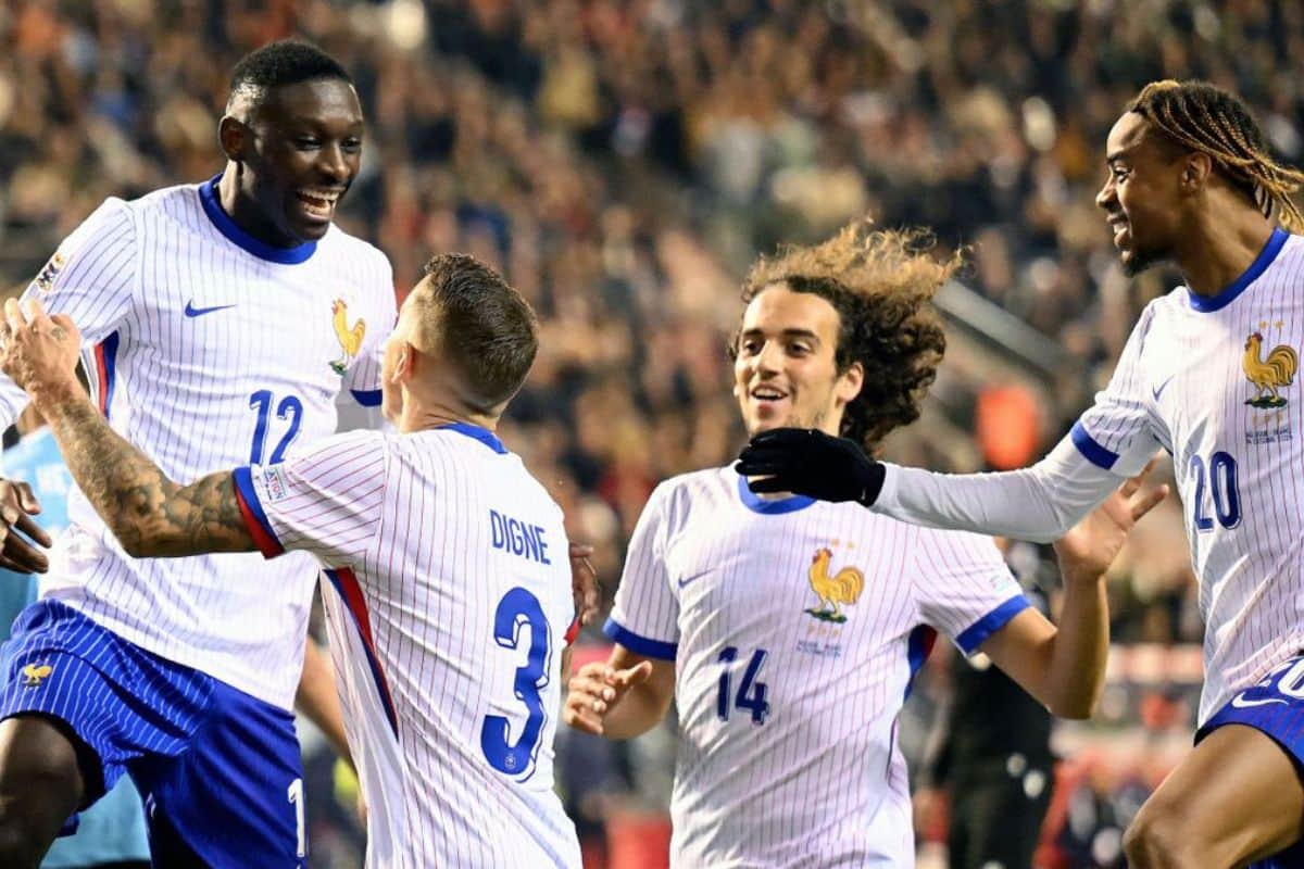 Victoire de la France en Ligue des Nations contre la Belgique