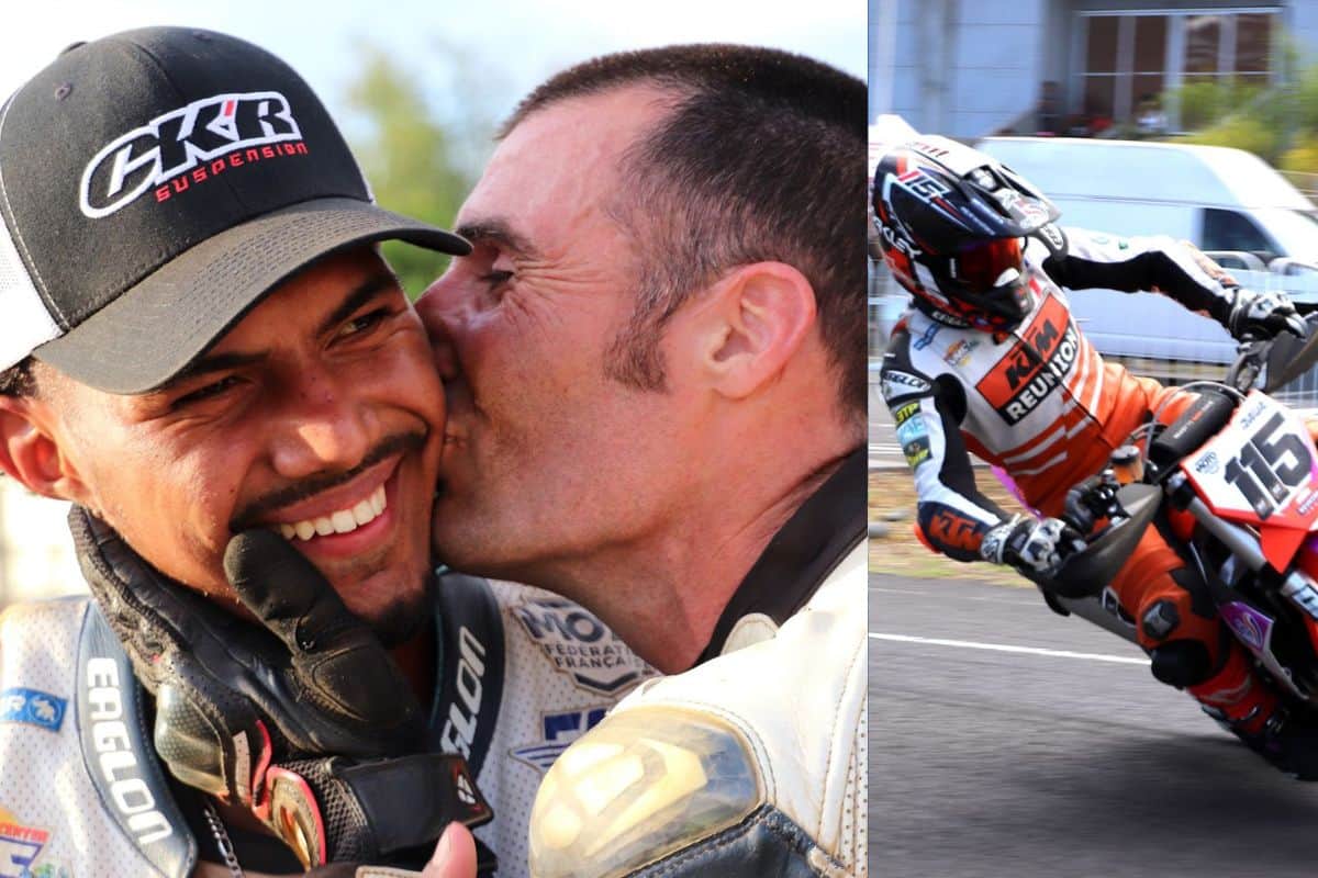 Alexis Hoareau remporte le Supermotard de Saint-Paul et brise la domination de Sylvain Bidart