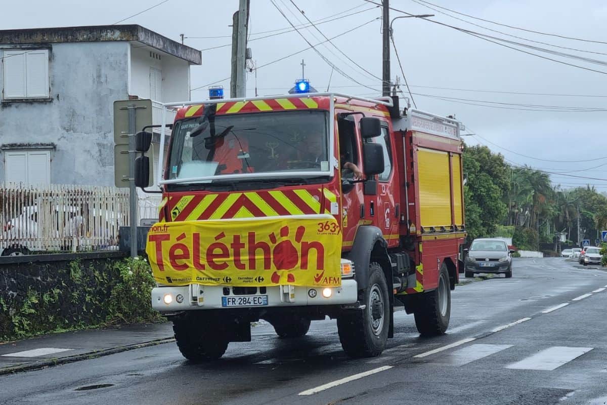 Le Téléthon des pompiers de Saint-Philippe mobilise les Réunionnais