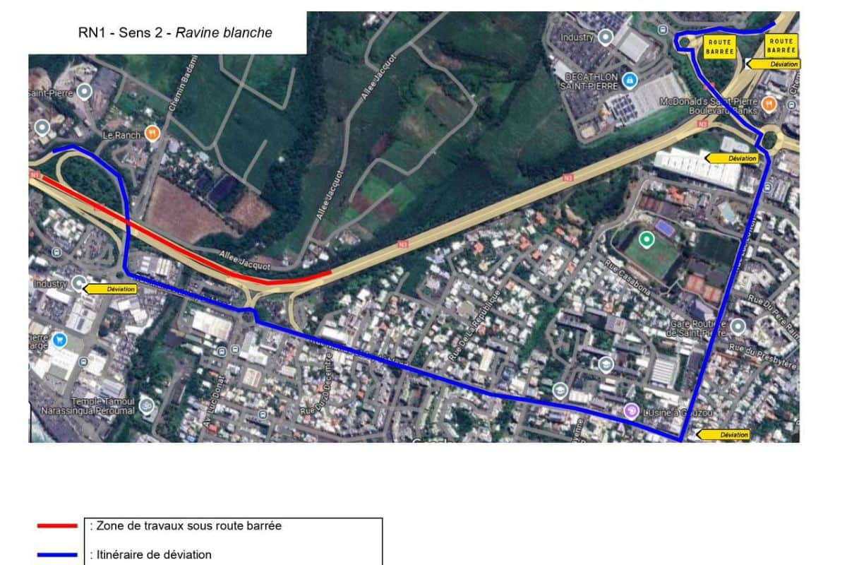 Route dévié