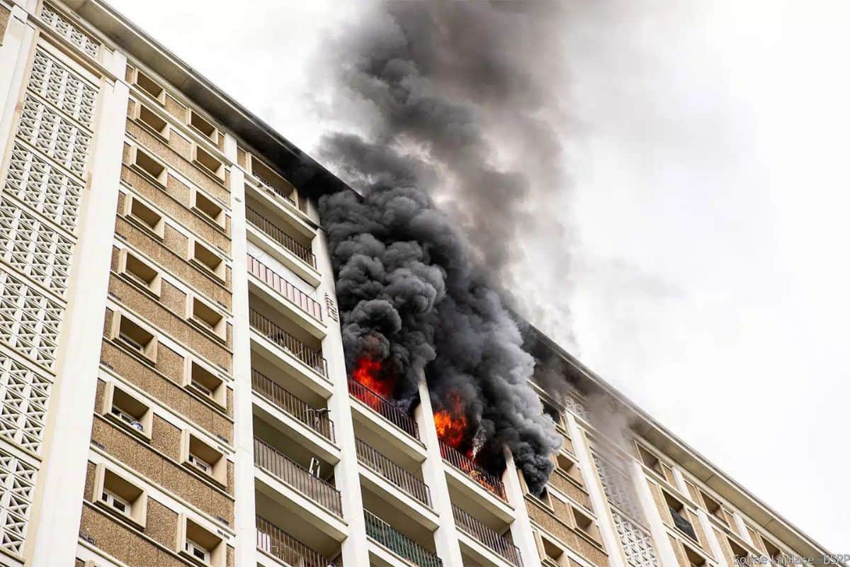 feu appartement