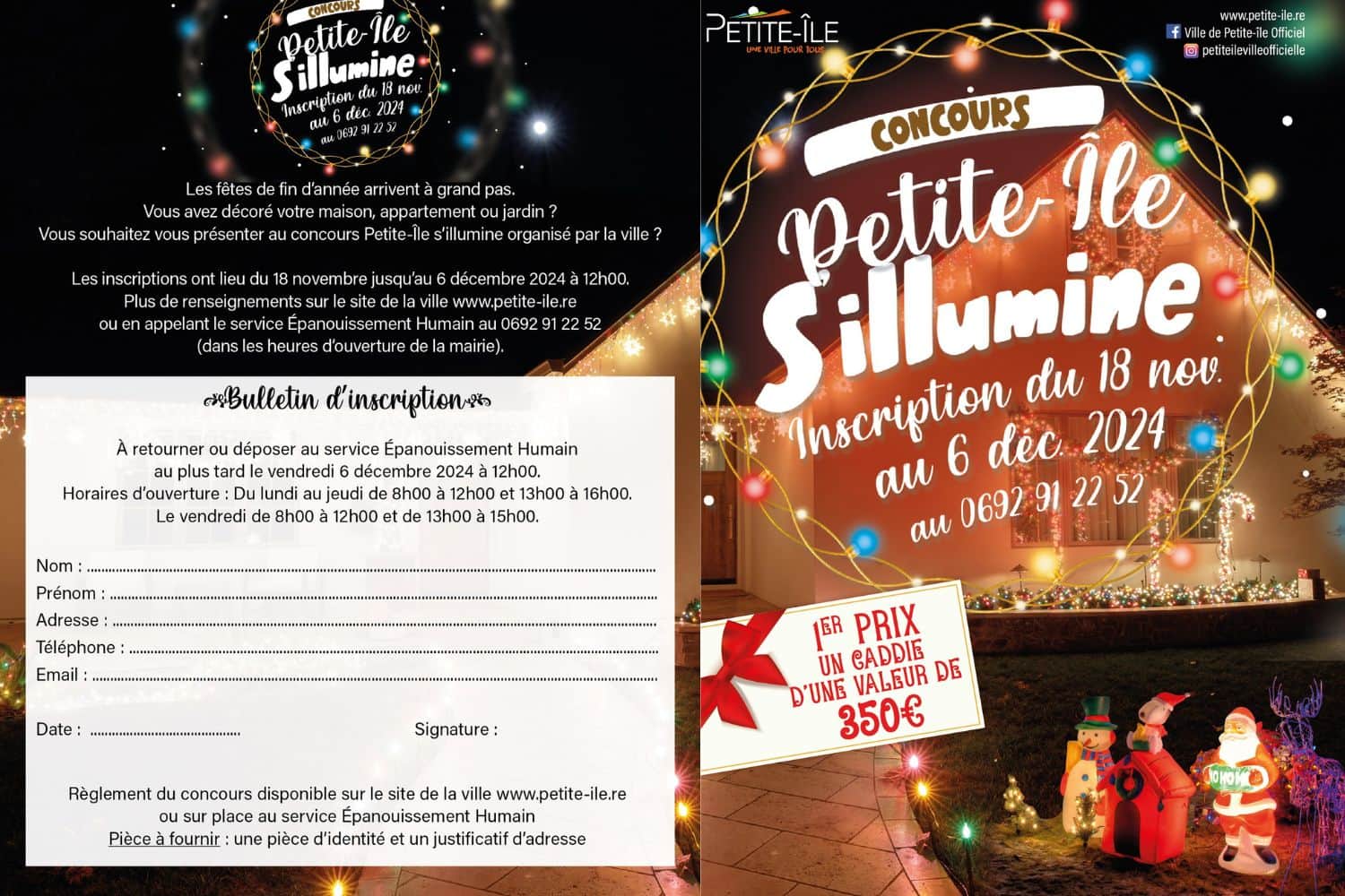 petite île décorations de noel