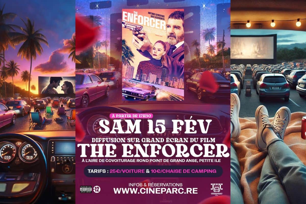 Ciné Parc 974 revient avec une soirée cinéma en plein air à Grand Anse