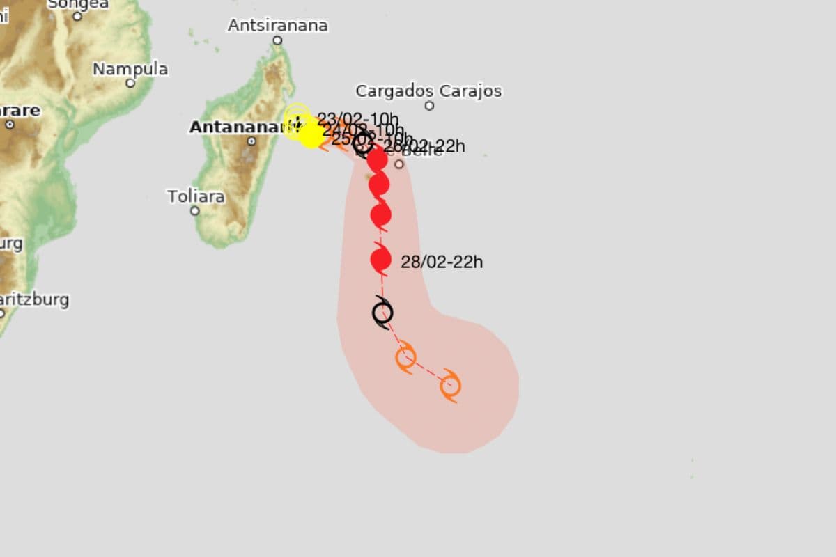 Deux systèmes cycloniques en approche avec une menace potentielle pour La Réunion