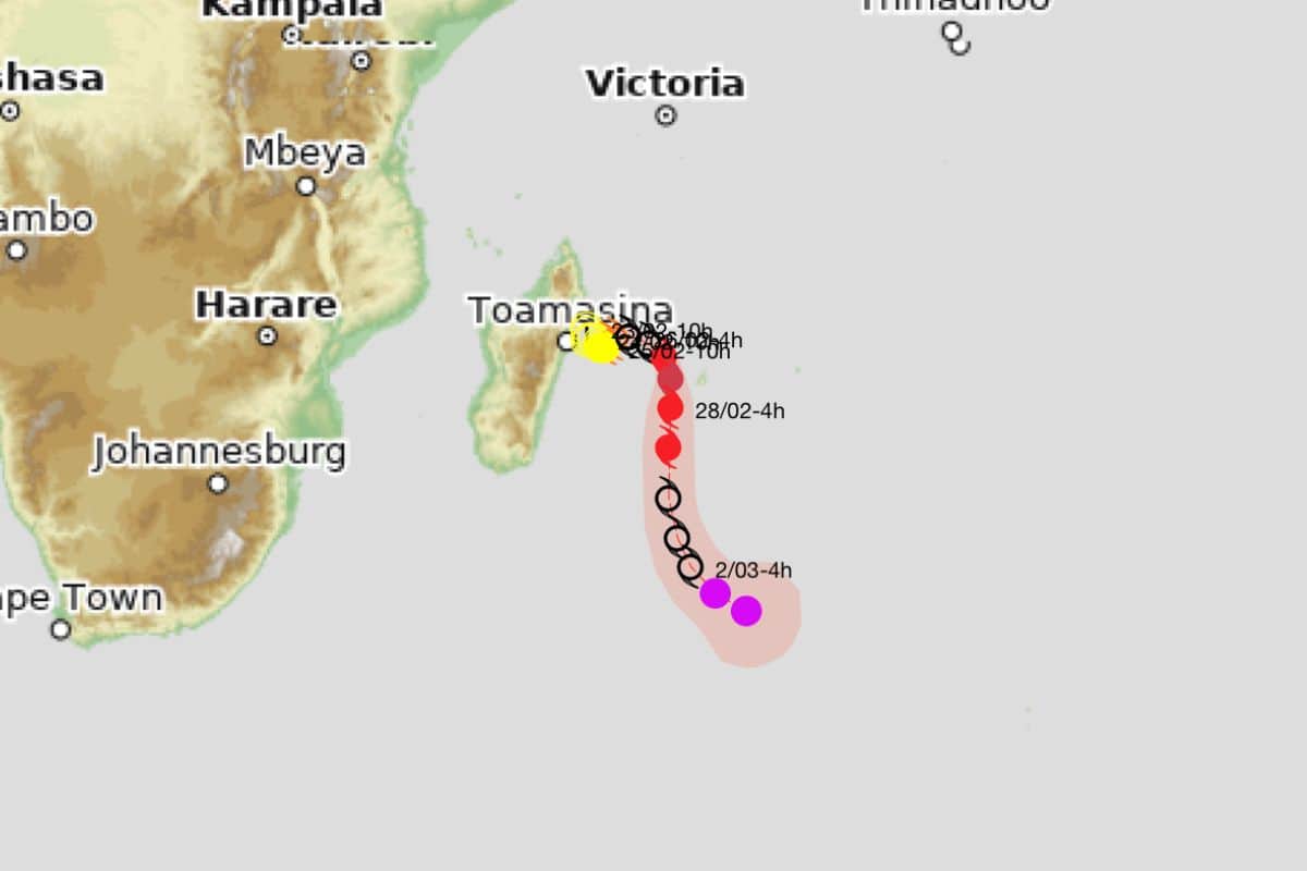 Garance passera à moins de 50 km de La Réunion entre jeudi et vendredi