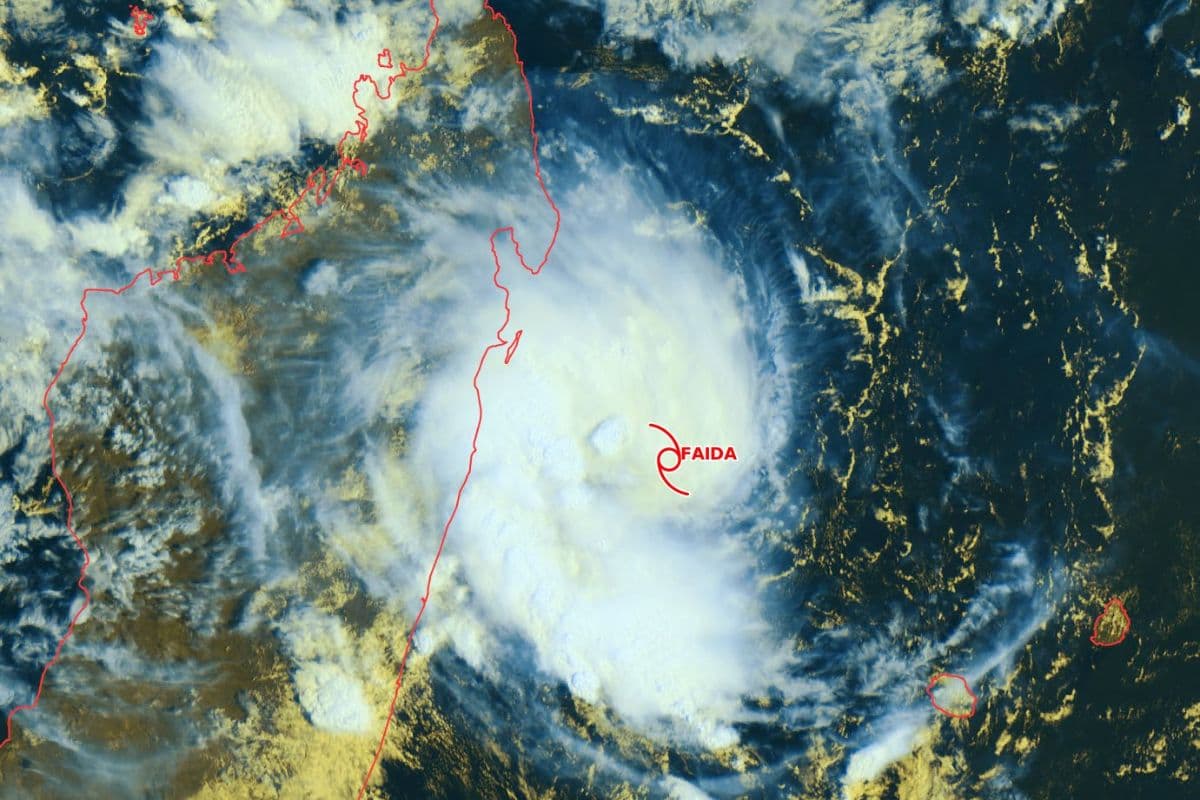 La tempête tropicale Faida se rapproche de la côte Est de Madagascar
