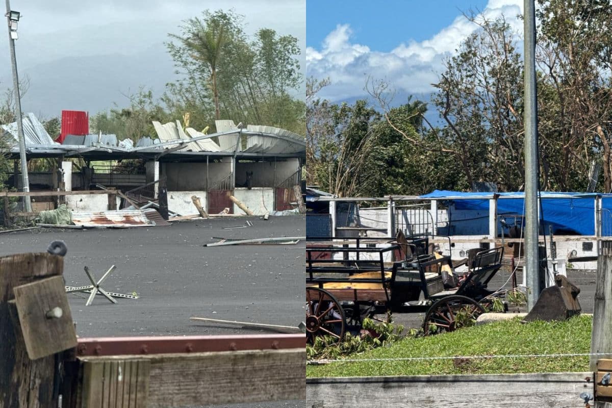 Le centre équestre de Judex Thermea gravement touché par le cyclone Garance