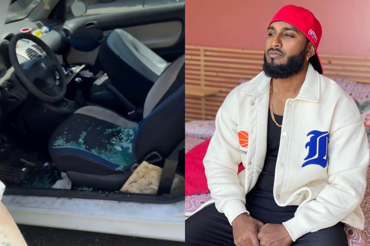 L'influenceur réunionnais Harendra victime d'un vol sa voiture vandalisée