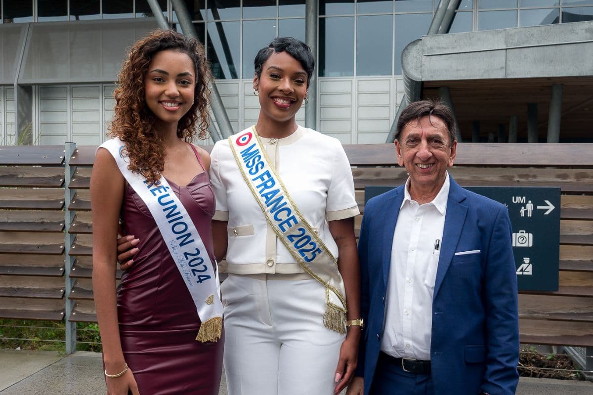 Angélique Angarni-Filopon, Miss France 2025, accueillée chaleureusement à La Réunion