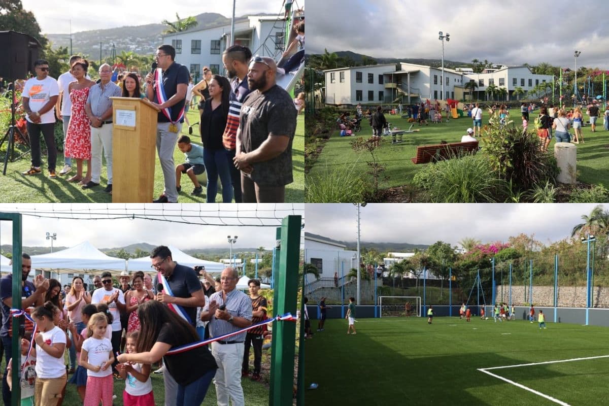 L’Étang-Salé inaugure l’aire intergénérationnelle de la Ravine-Sheunon un souffle nouveau pour le quartier