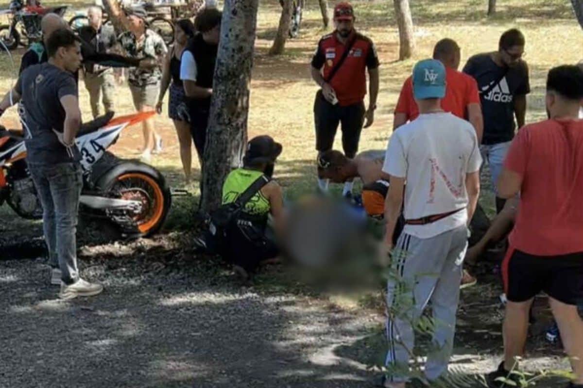 _course de côte, accident moto, Étang-Salé, supermotard, spectatrice blessée, sécurité événementielle, La Réunion (2)