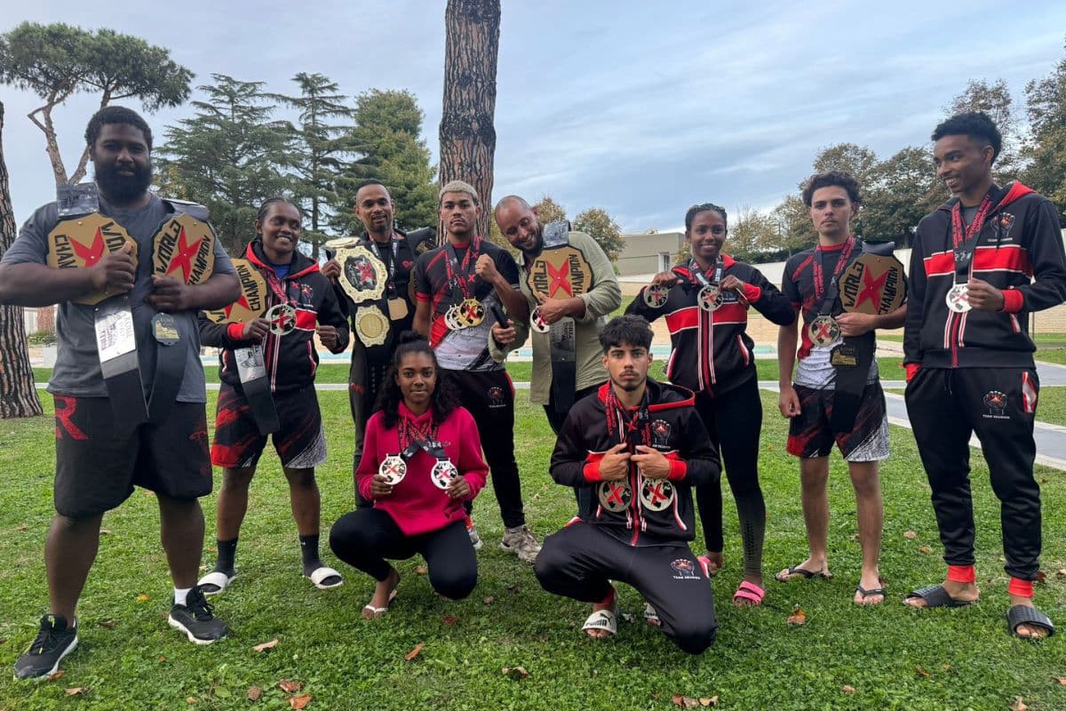 La Réunion triomphe à Rome l’Oméga Fight Club fait briller les couleurs de l’île au Championnat du Monde XFC
