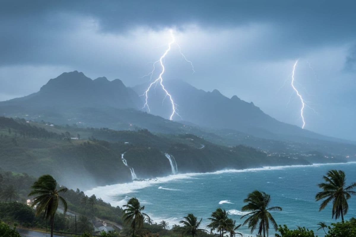 Vigilance jaune à La Réunion fortes pluies et orages attendus ce samedi 22 novembre