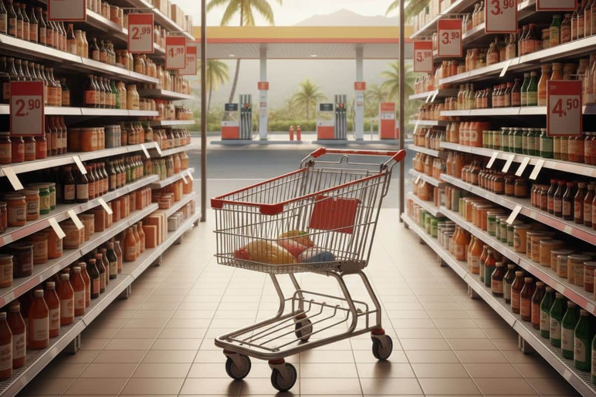 La Réunion, vie chère, inflation, pouvoir d’achat, prix carburant, courses, consommation, économie locale, familles réunionnaises, coût de la vie,