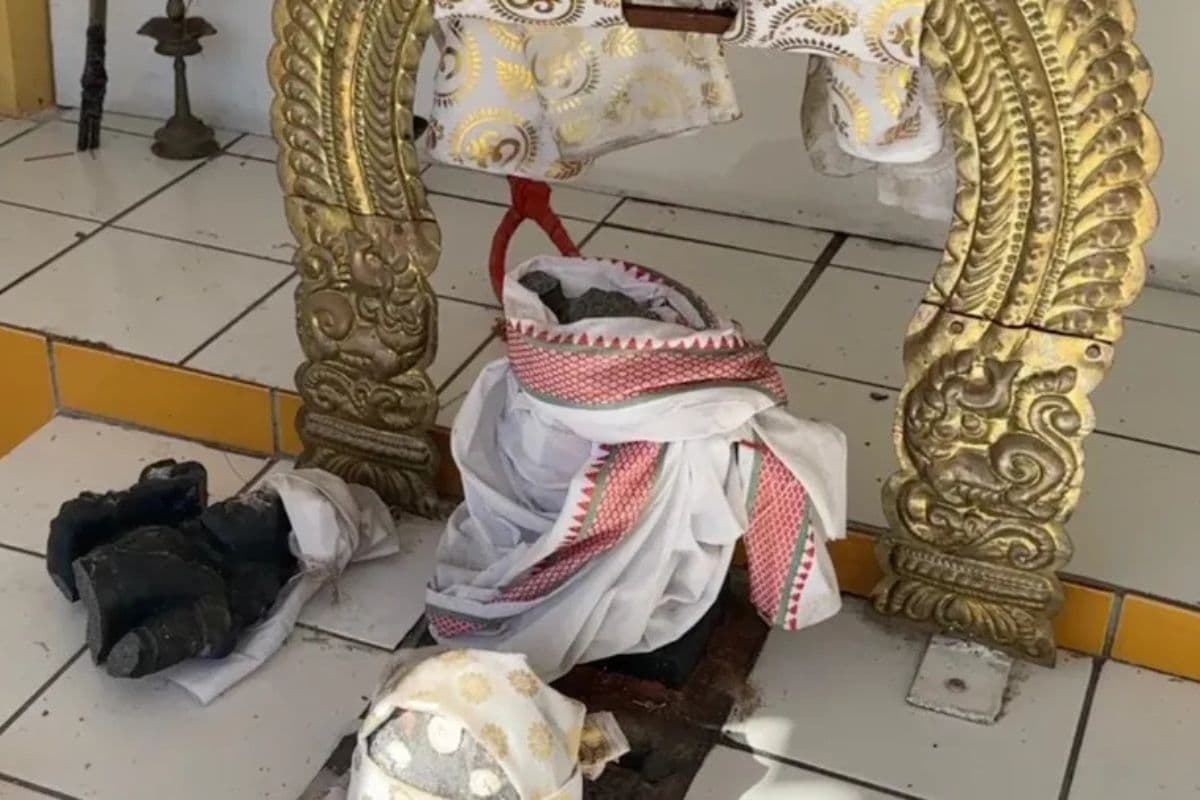 La chapelle Karly profanée à Saint-Louis la communauté tamoule profondément touchée