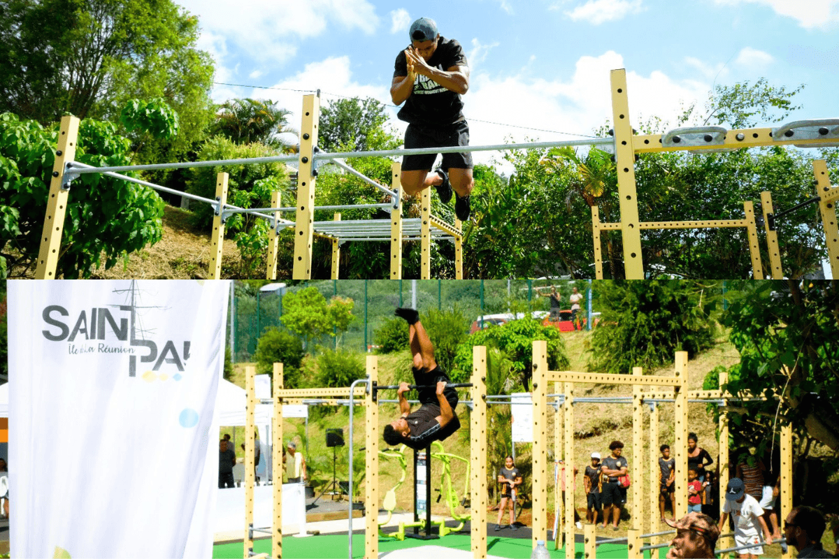 Saint-Paul à Tan Rouge, une nouvelle aire de street workout et un boulodrome rénové pour dynamiser les hauts