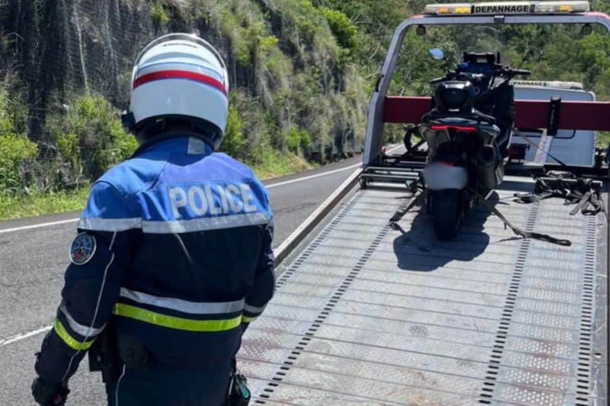Sécurité Routière, Saint-Denis, Barachois, Police Nationale 974, Guidon Bleu, Moto 974, Faits Divers, Journal.re.