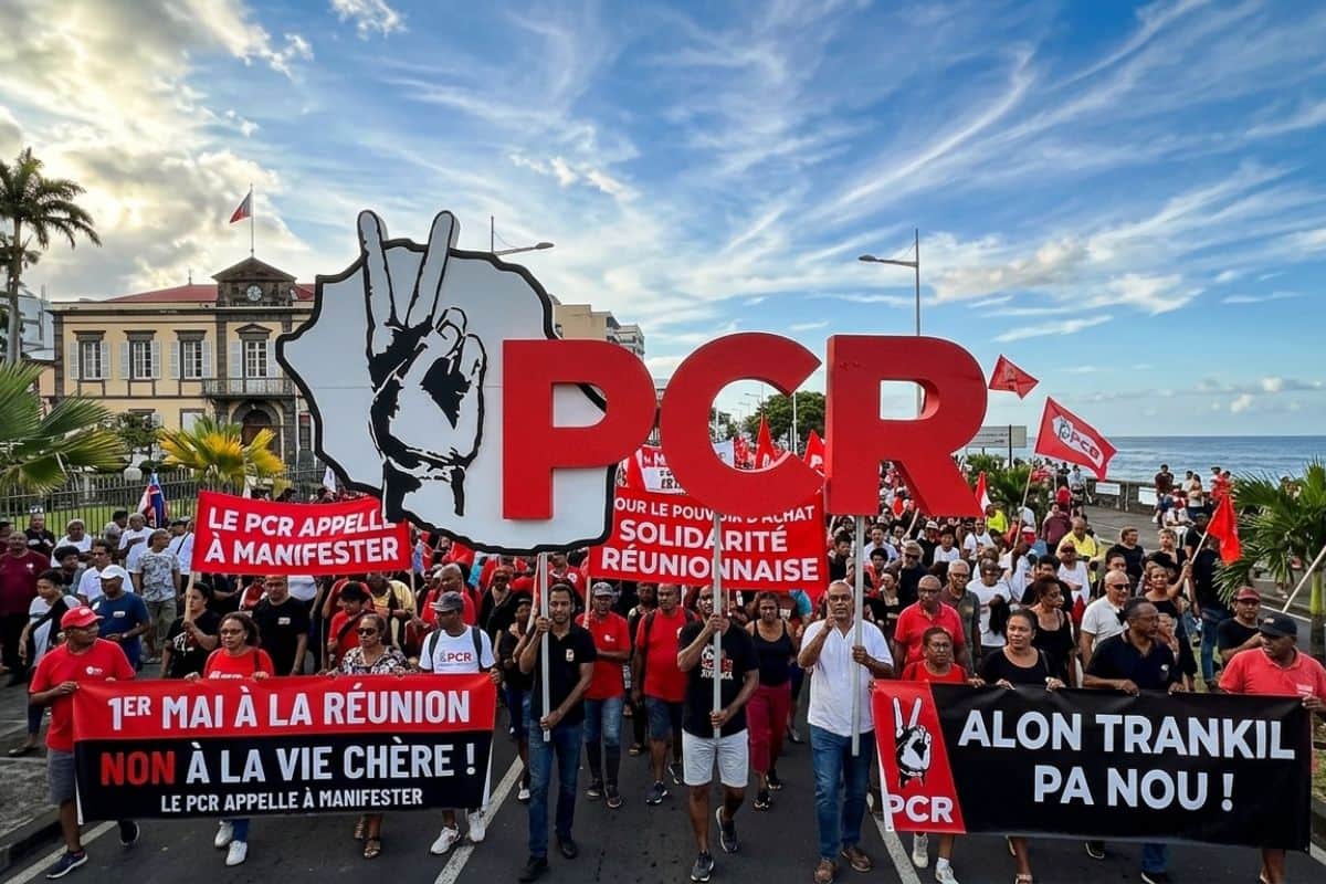 1er mai à La Réunion le PCR appelle à manifester contre la vie chère »