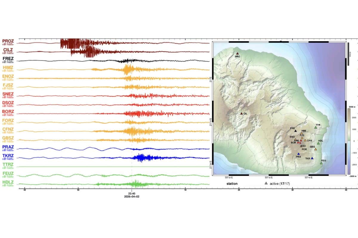 Séisme ressenti dans le nord de La Réunion un phénomène isolé sans lien avec le volcan (1)