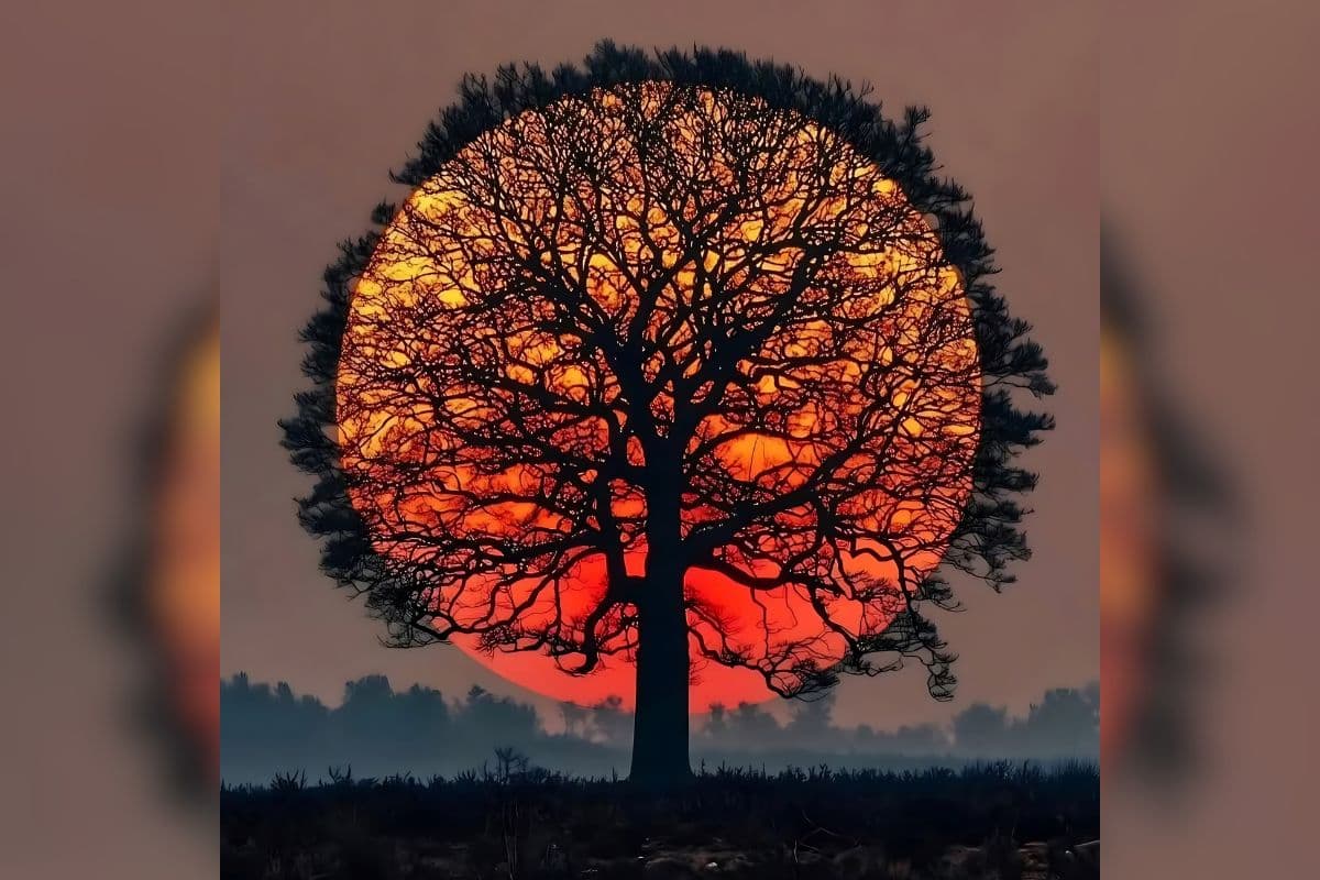photographie, nature, Pays-Bas, viral, image, coucher de soleil, art