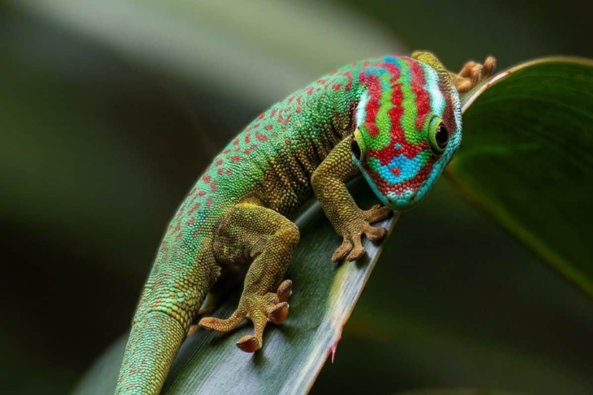 Gecko vert de Manapany, La Réunion, biodiversité, sud sauvage, espèce protégée, environnement, lézard, nature, patrimoine naturel, faune réunionnaise