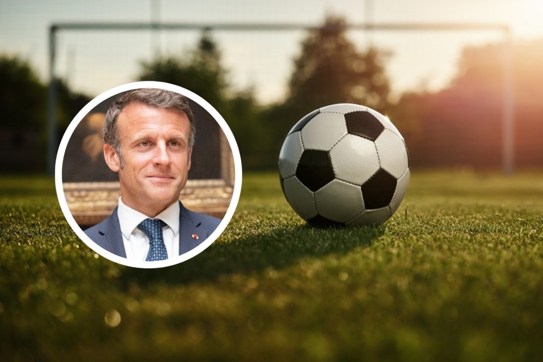 Emmanuel Robe Football Le Président sur le terrain : Emmanuel Macron s'engage pour les Pièces ...