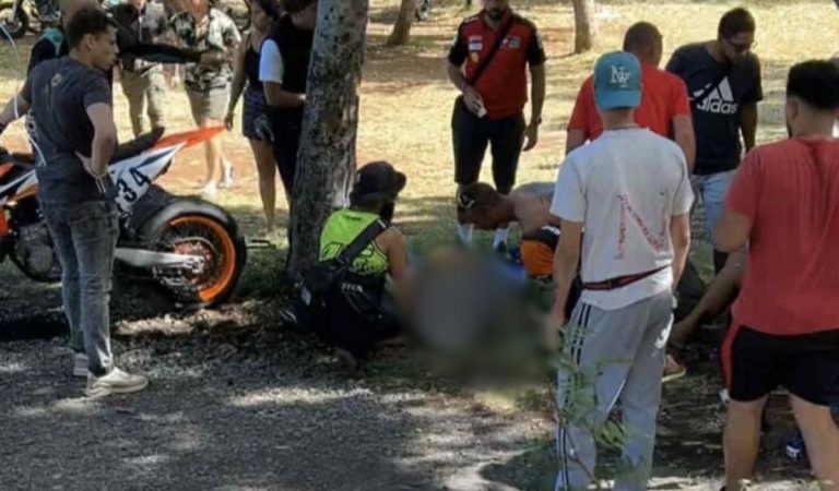 Accident à l’Étang-Salé : une spectatrice et un motard blessés lors de la course de côte